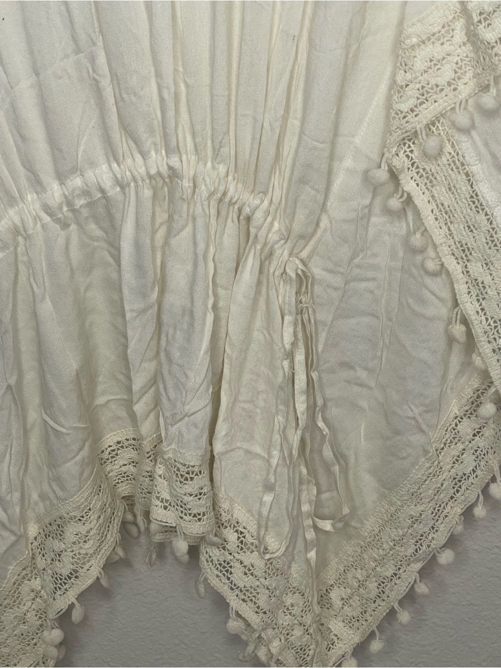 Boho Embroidered Cream Top - Picture 5 of 5